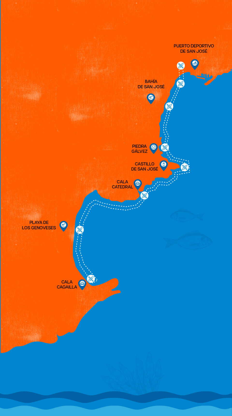 eastern kayak route map 3